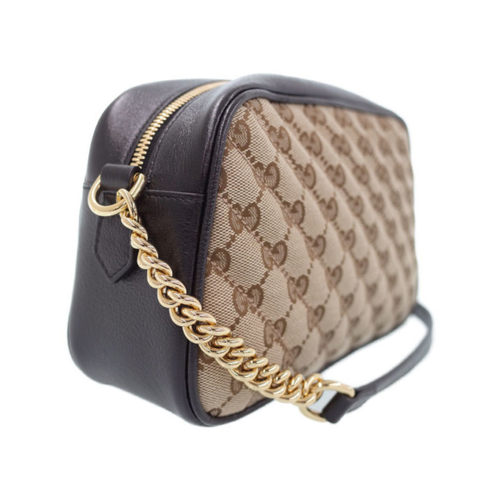 Gucci GG Marmont Quilted Small Shoulder Bag Beige x Black - Picture 2 of 4